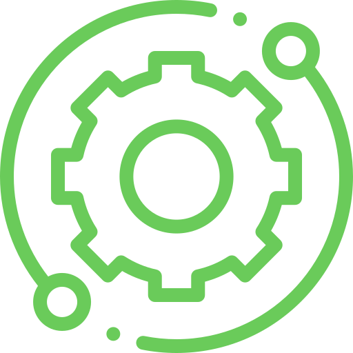 technical green icon icon